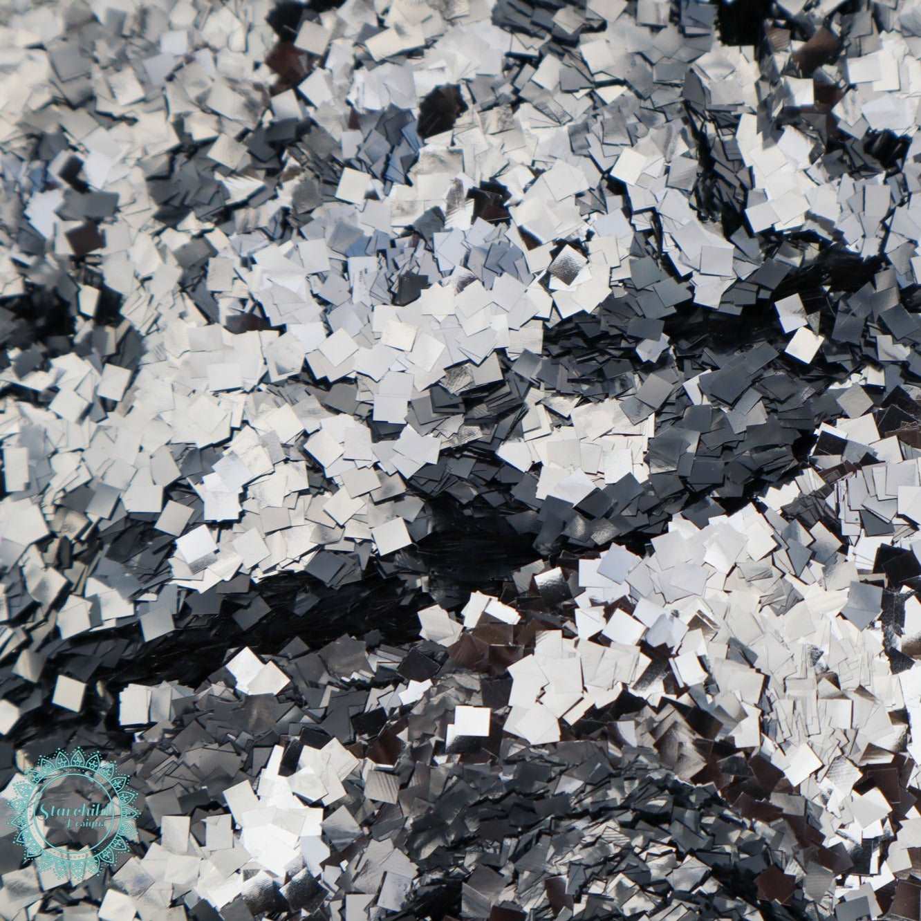 Dazzling Silver - Metallic Square Cut Glitter, Epoxy Resin Art & Craft, Brisbane, Australia