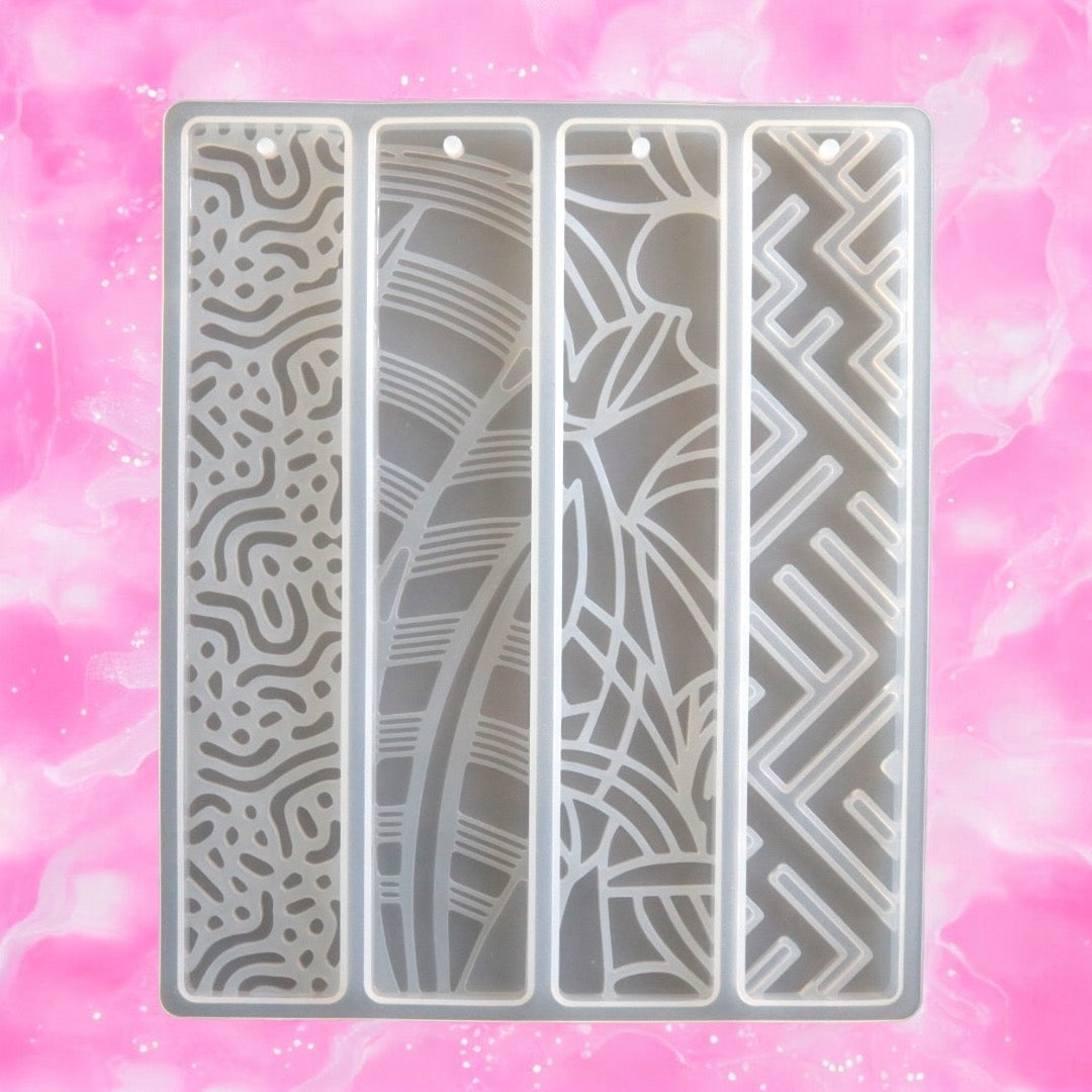 Bookmark Set - Various Patterns - Silicone Mould