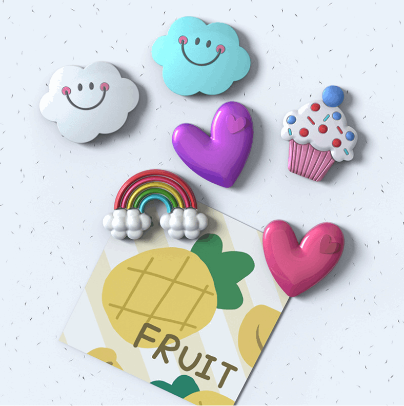 Cupcake Rainbow Heart - Silicone Mould