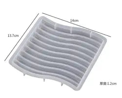 Arch Wave Tray & Trinket Tray (6 designs) - Silicone Mould