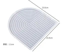 Arch Wave Tray & Trinket Tray (6 designs) - Silicone Mould