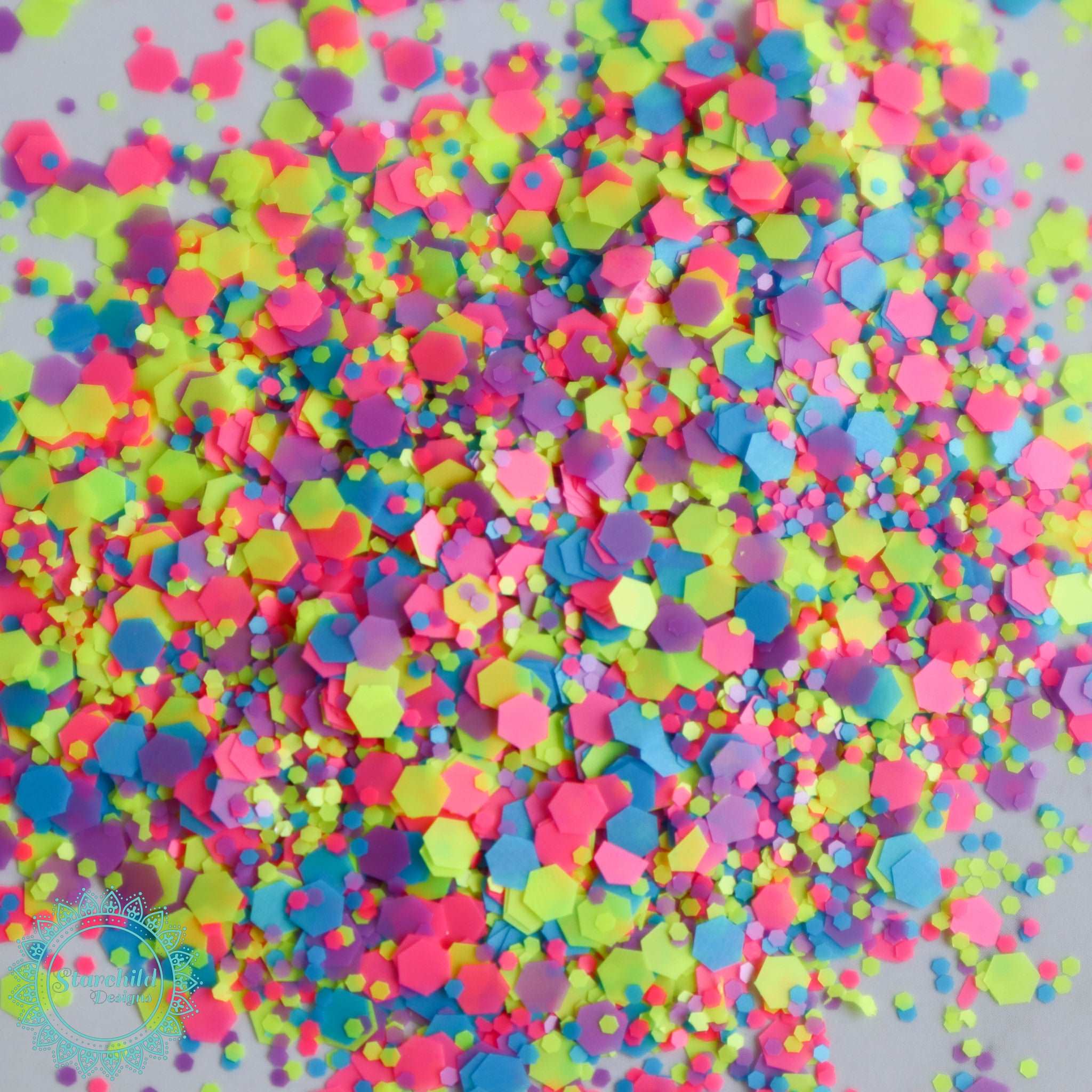 Confetti Cake - Matte Chunky Glitter, Epoxy Resin Art, Brisbane, Australia