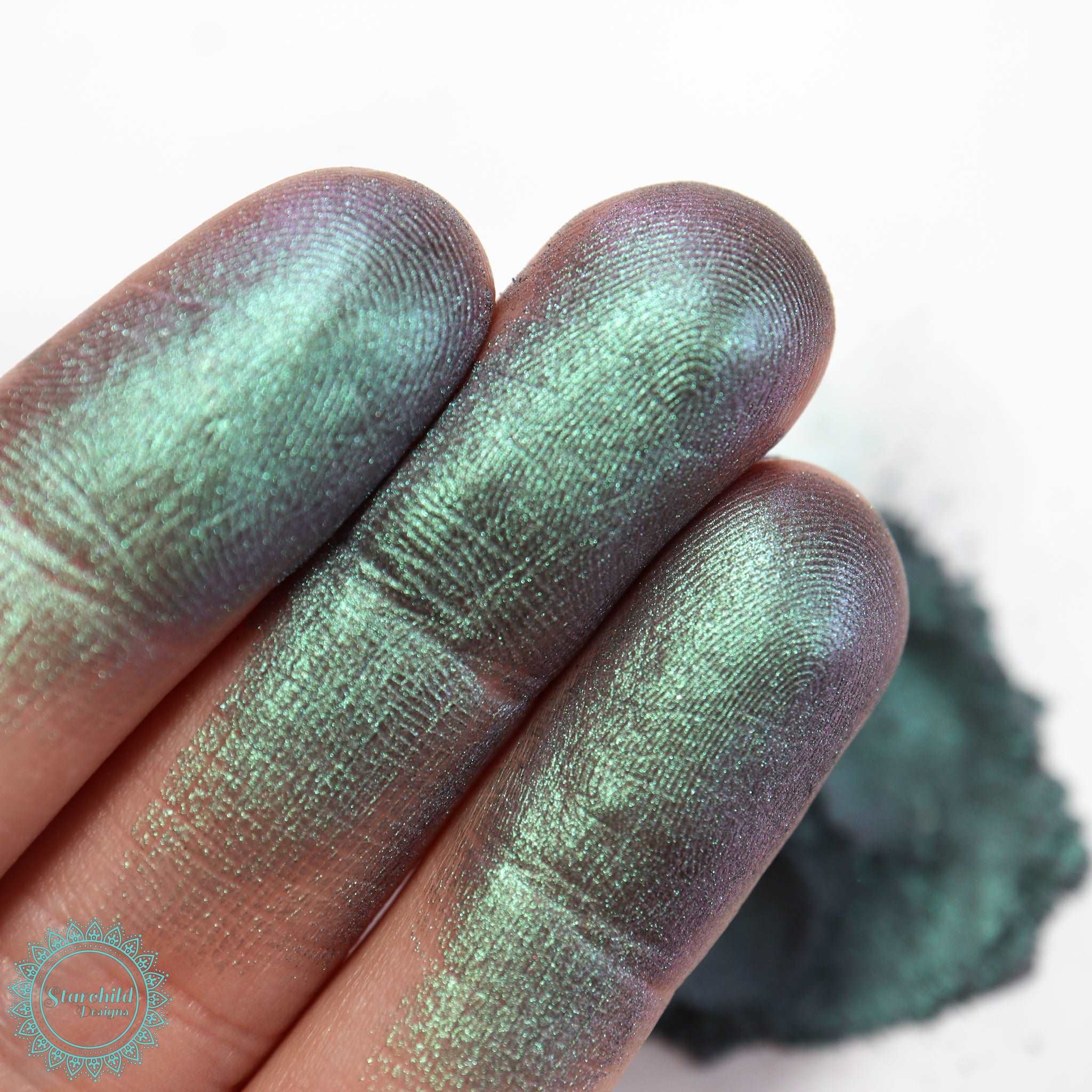 Green Chrome Chameleon Powder, Epoxy Resin Art, Brisbane, Australia