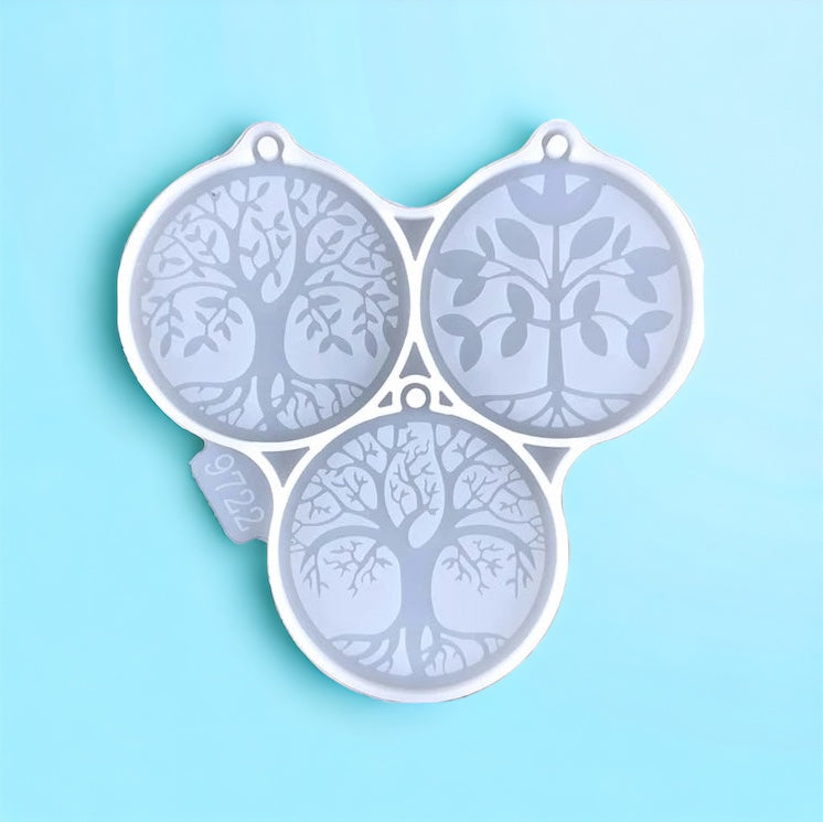 Round Tree of Life Keychain - Silicone Mould