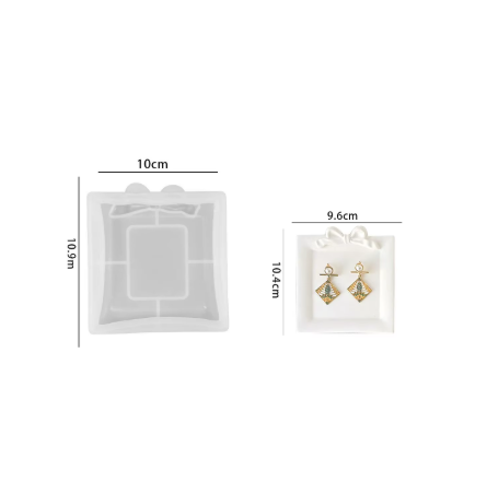 Bow Trinket Dish - Silicone Mould