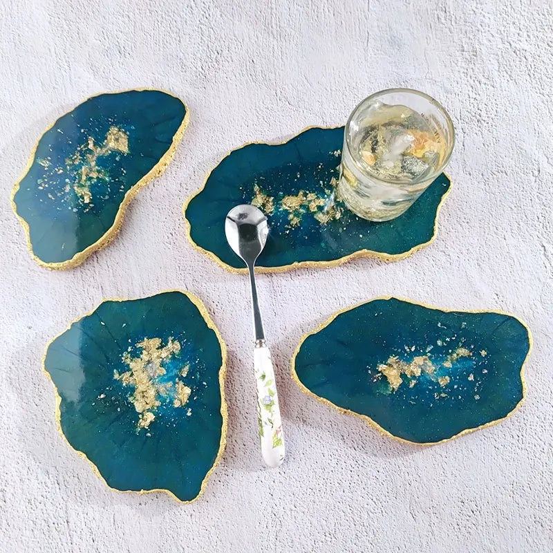 Geode Coaster Set - Silicone Mould
