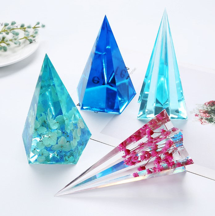 Large Pyramid Ring Holder - Silicone Mould (2 Designs), Epoxy Resin, Brisbane, Australia