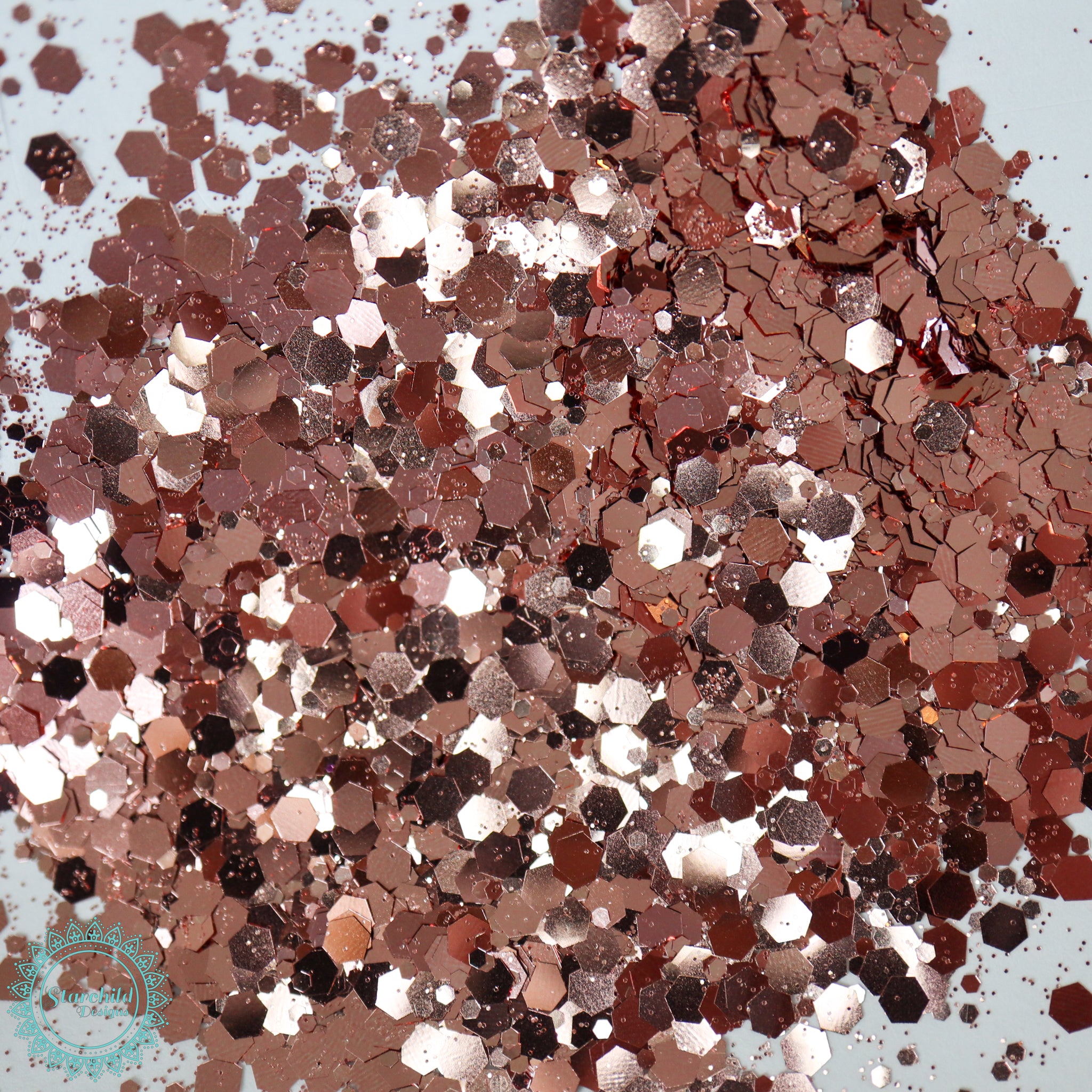Rosé All Day - Metallic Chunky Glitter, Resin, Brisbane, Australia