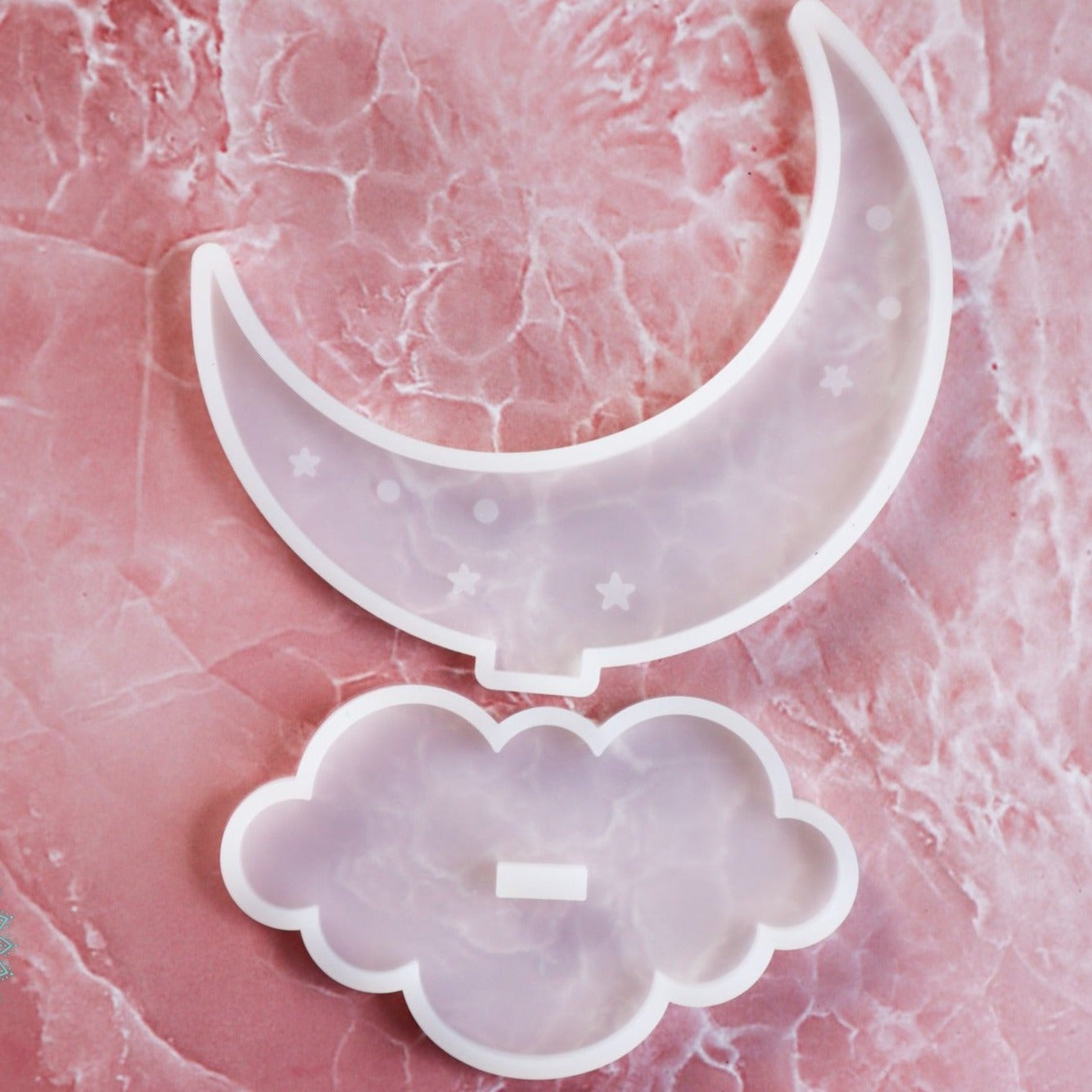 Moon & Cloud Ring Holder Rack Silicone Mould, Epoxy Resin, Brisbane, Australia