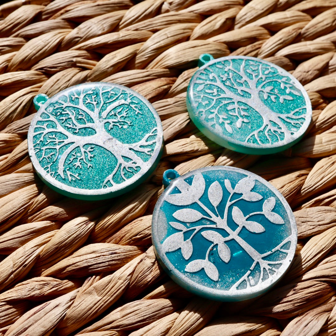 Round Tree of Life Keychain - Silicone Mould
