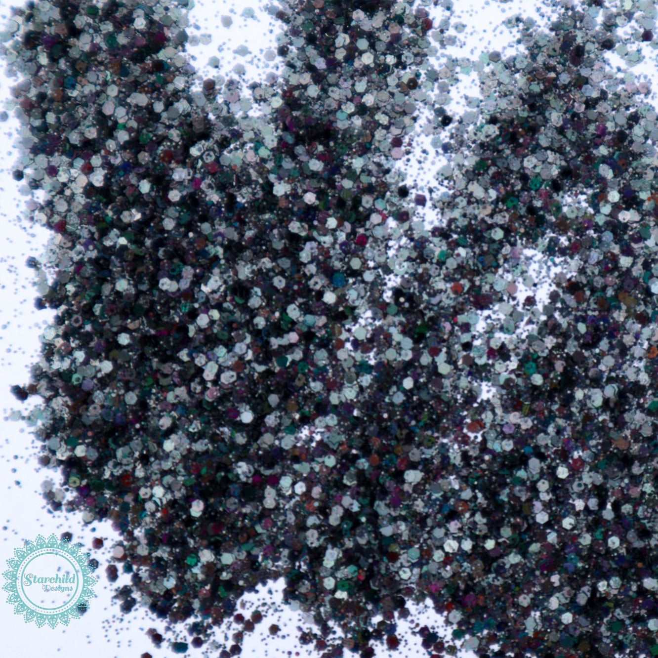 Black Moonstone - Holographic Small Chunky Glitter, Epoxy Resin Art, Brisbane, Australia