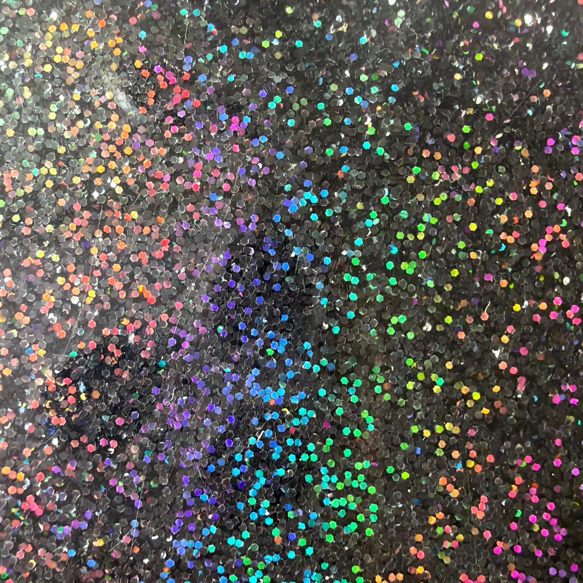 Black Rainbow - Holographic Small Glitter