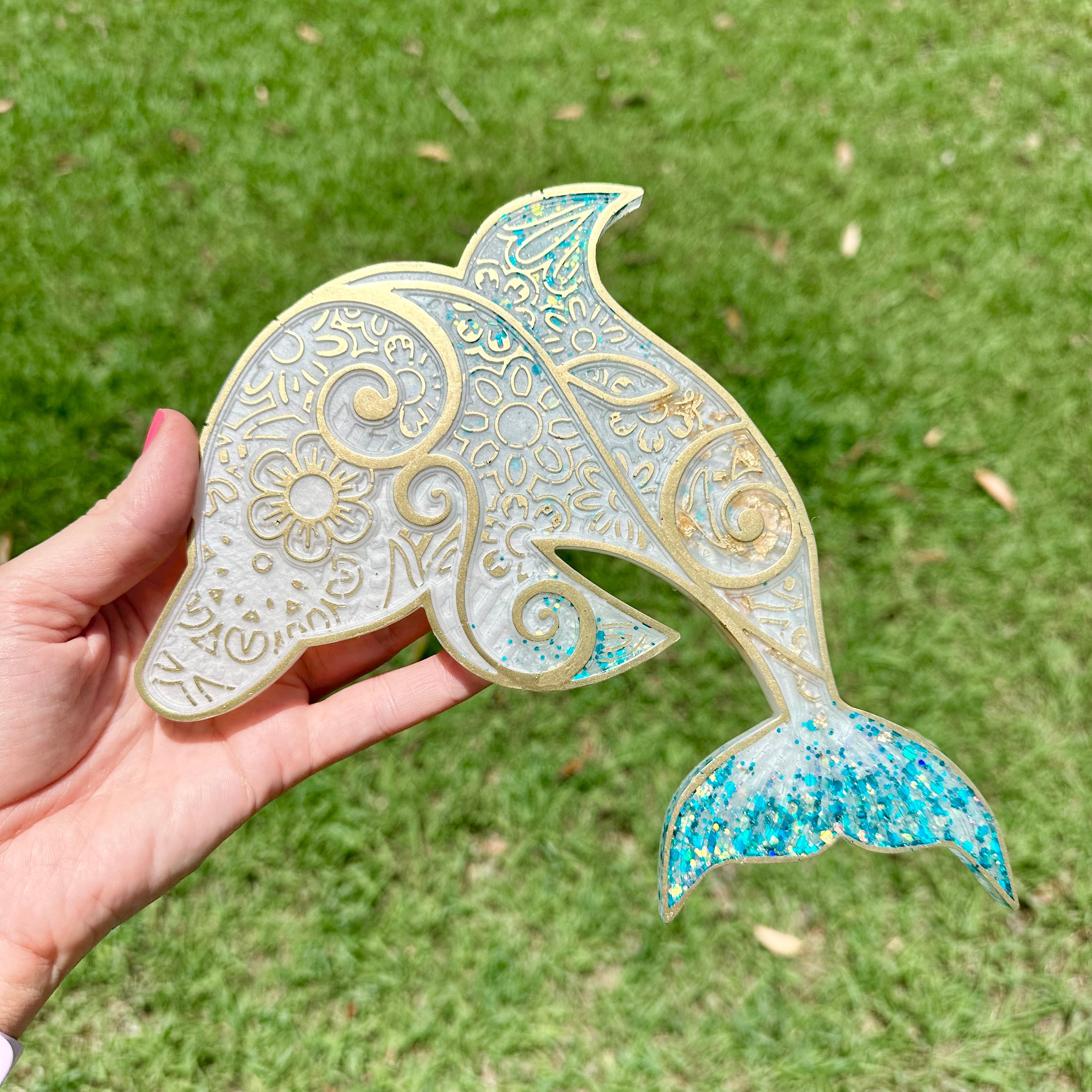 Dolphin (Large Decorative ) - Silicone Mould