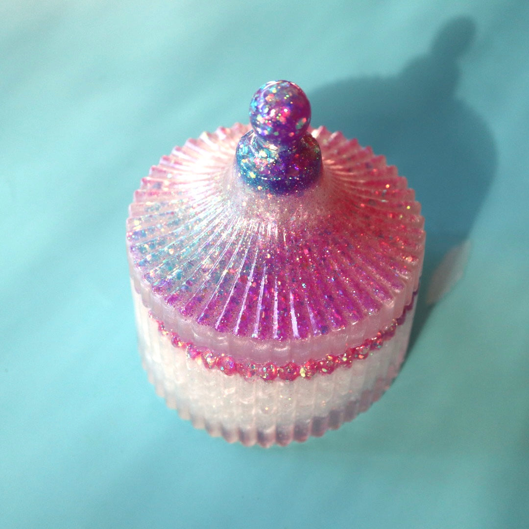 Ribbed Trinket Box - Silicone Mould