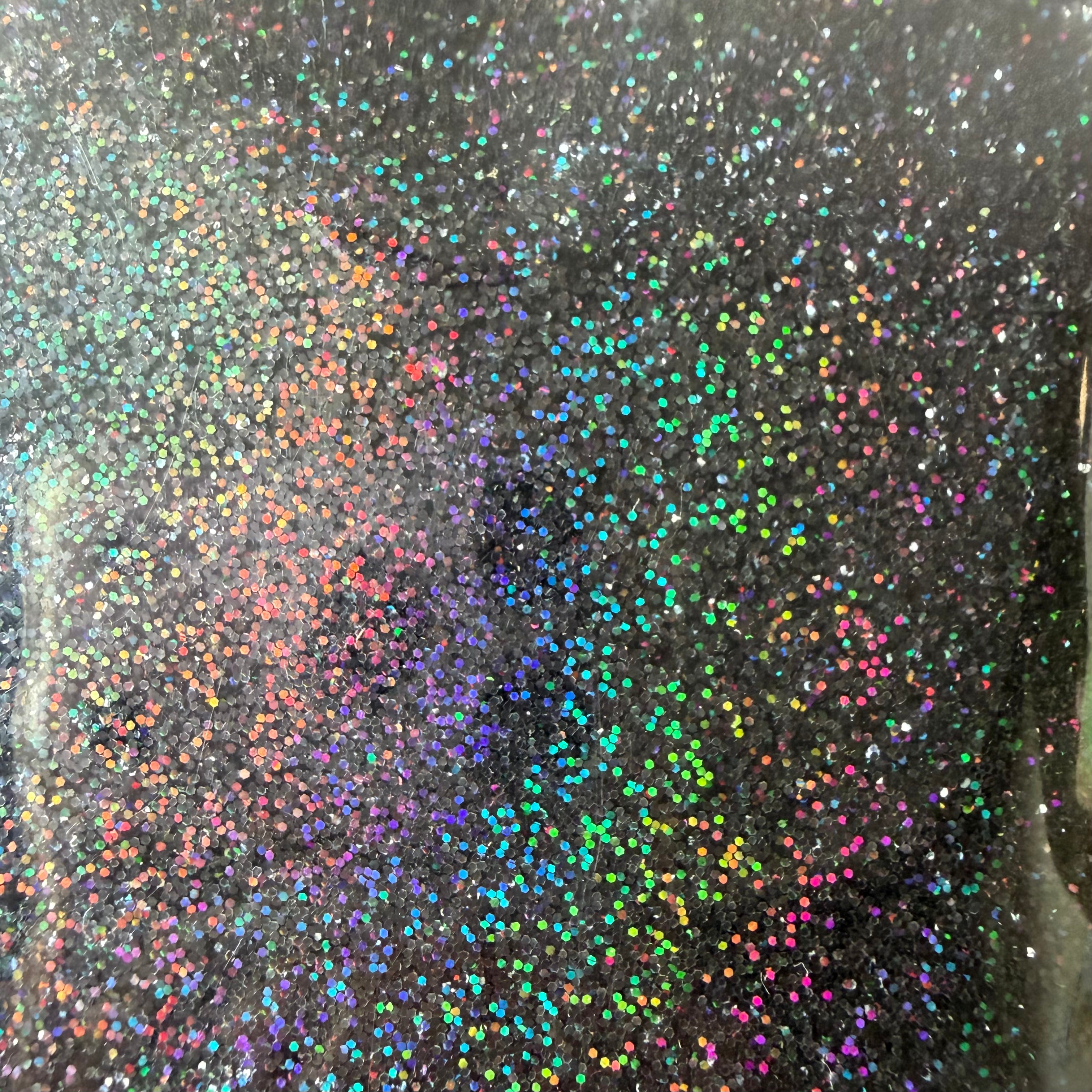 Black Rainbow - Holographic Small Glitter