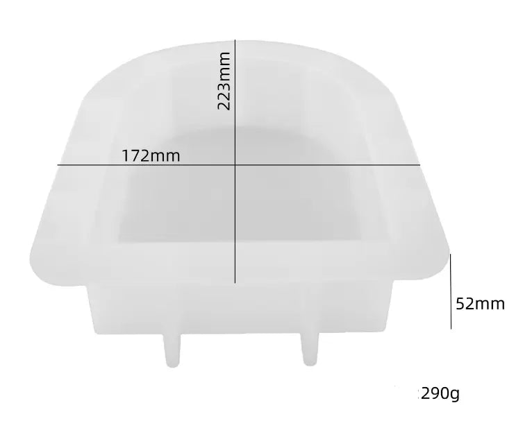 Arch & Wave - Large Deep Cast - Bookends - Silicone Mould