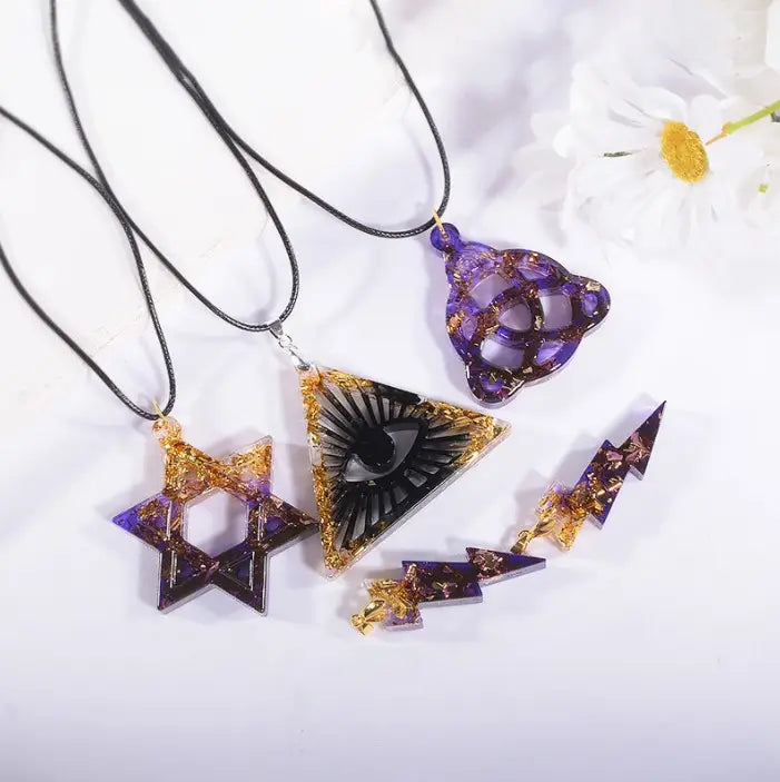 Pentagram & Ankh Keychain/Jewellery -  Silicone Mould