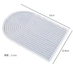Arch Wave Tray & Trinket Tray (6 designs) - Silicone Mould