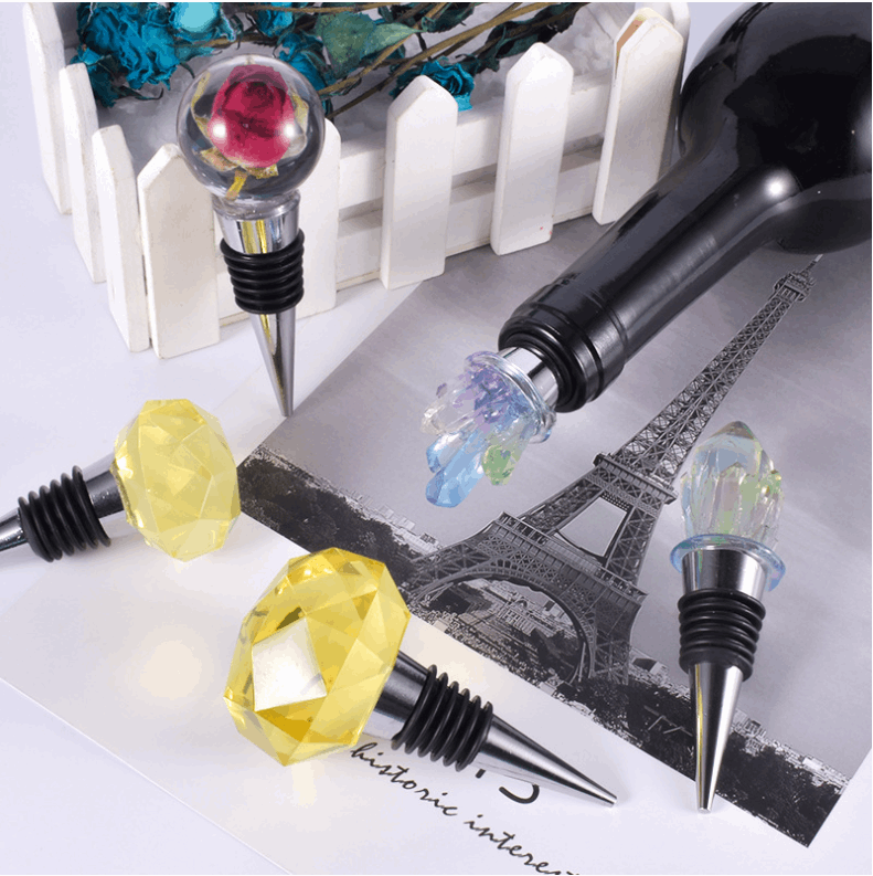 Crystal & Sphere Bottle Stopper - Silicone Mould