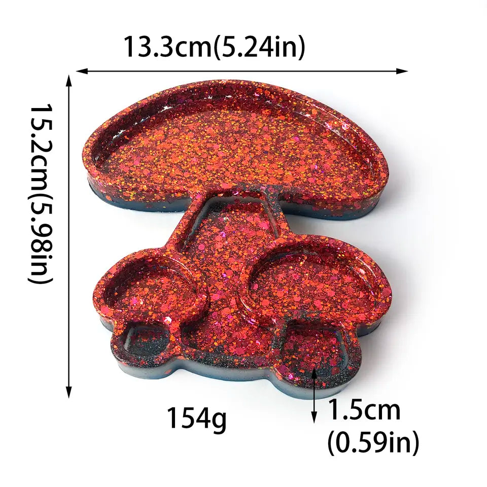 Mushroom Trinket Dish - Silicone Mould