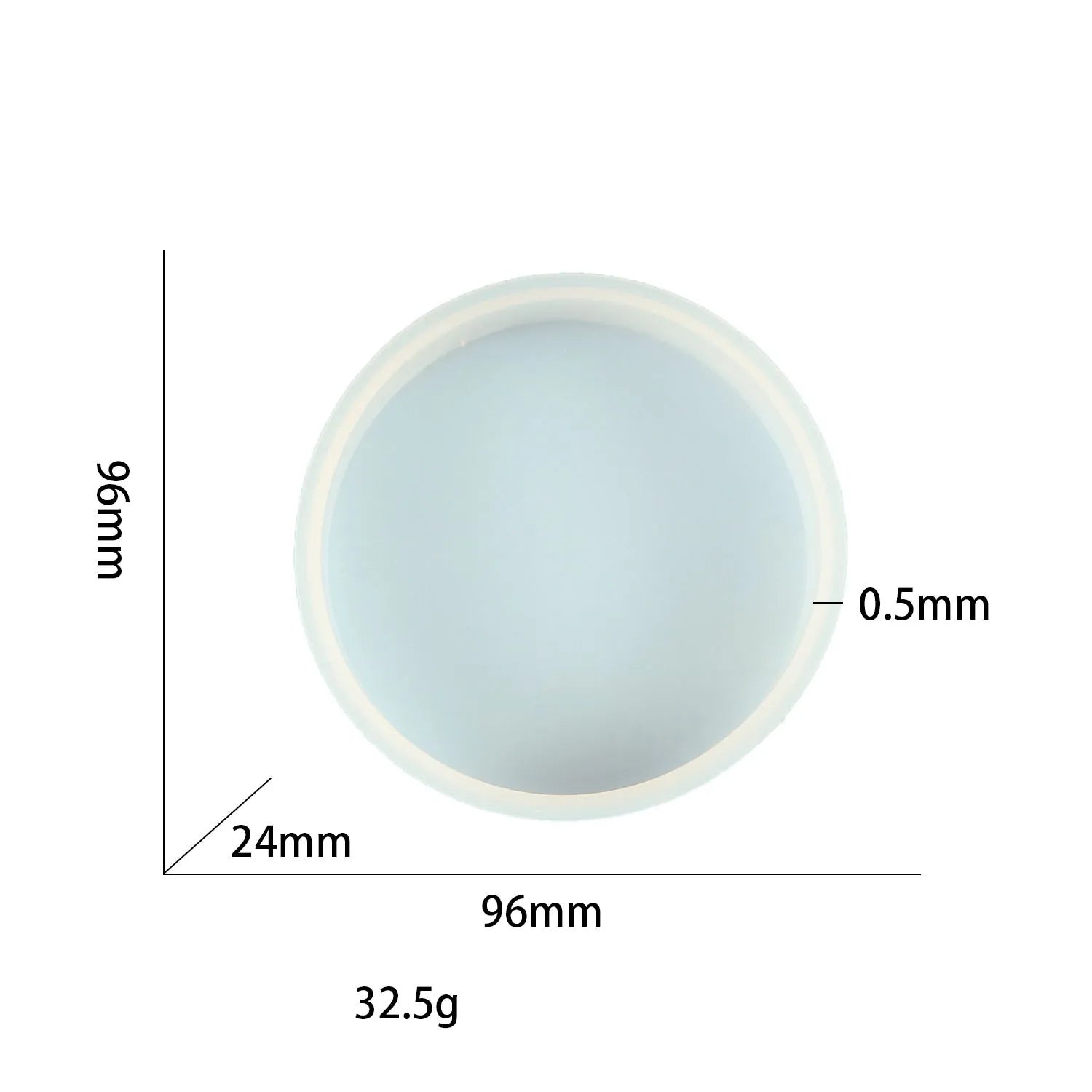 Deep Cast Square & Circle - Silicone Mould