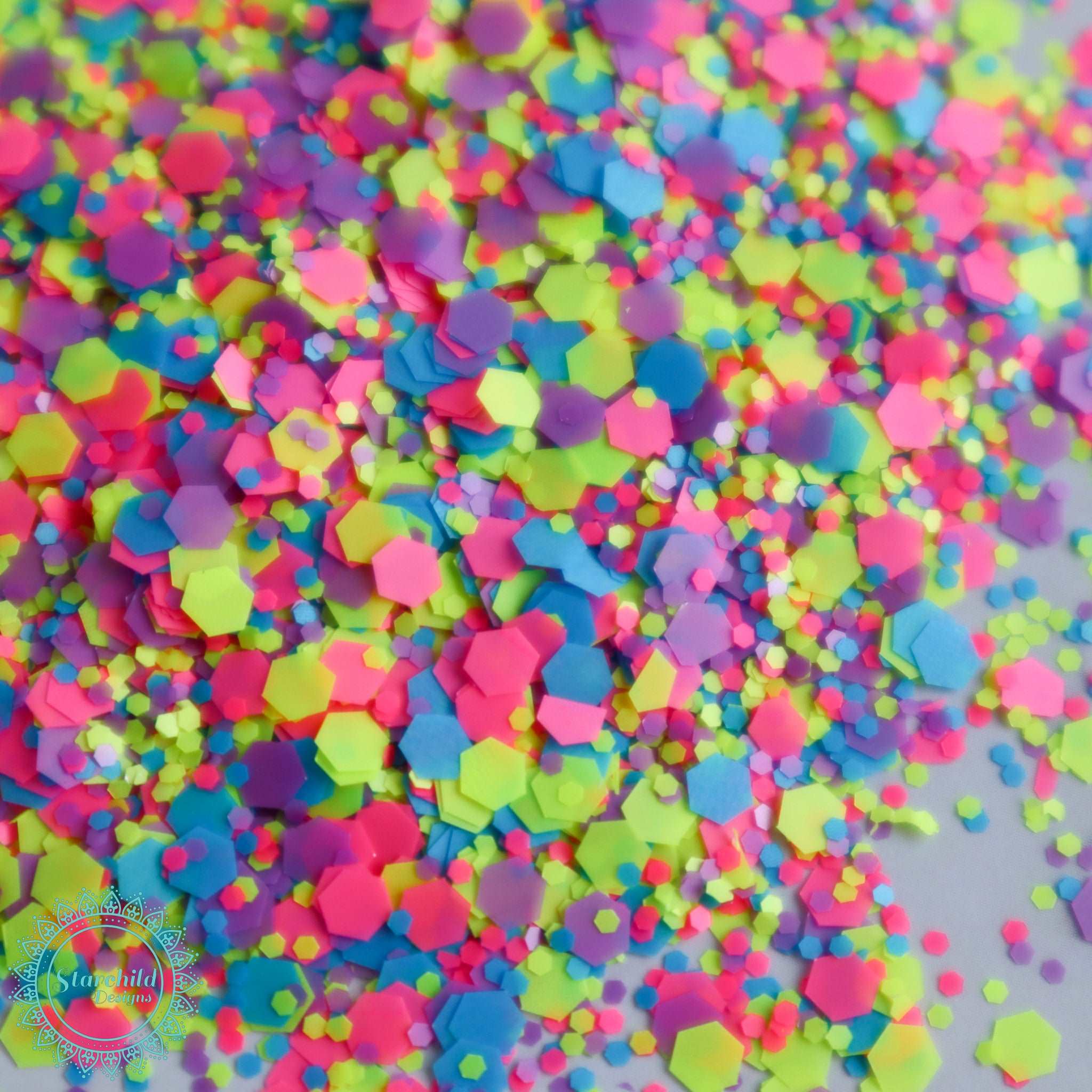 Confetti Cake - Matte Chunky Glitter, Epoxy Resin Art, Brisbane, Australia