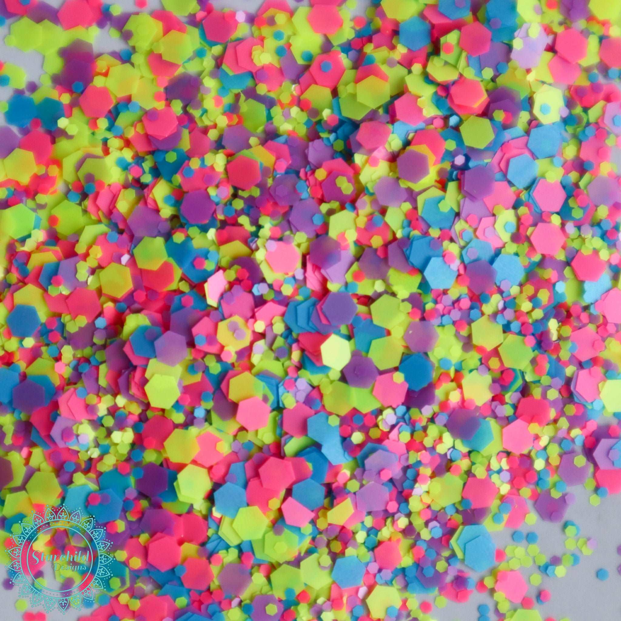 Confetti Cake - Matte Chunky Glitter, Epoxy Resin Art, Brisbane, Australia