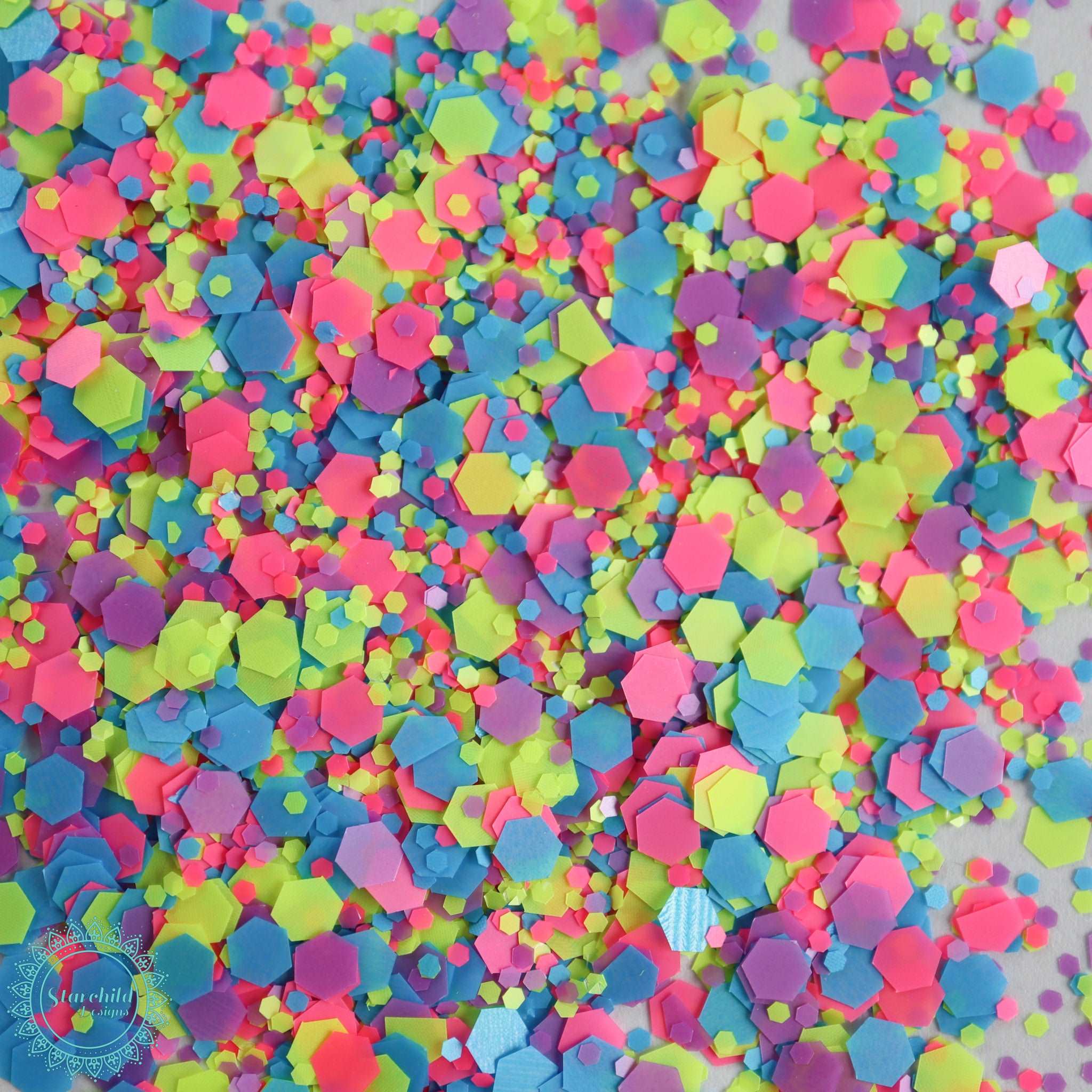 Confetti Cake - Matte Chunky Glitter, Epoxy Resin Art, Brisbane, Australia