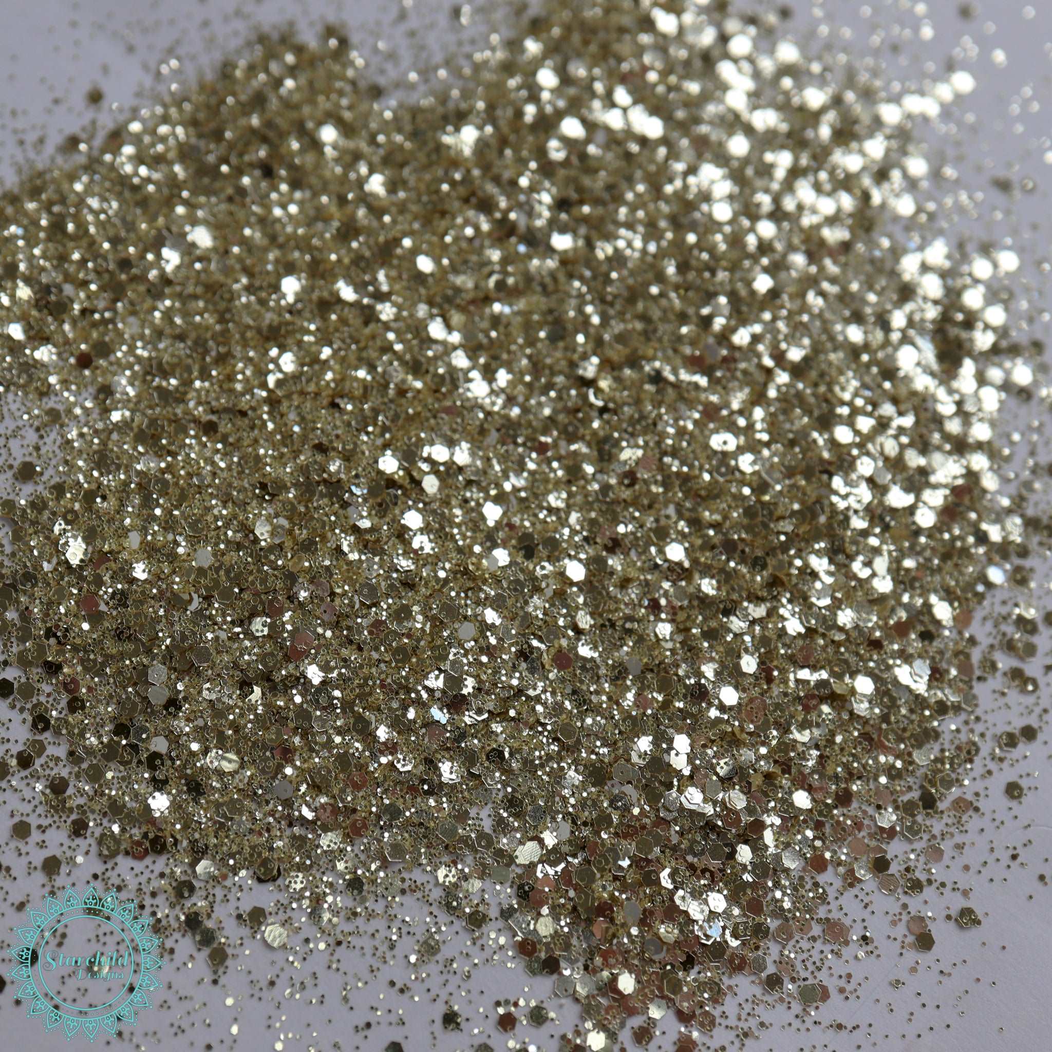 Champagne Gold  - Metallic Glitter, Epoxy Resin Art, Brisbane, Australia