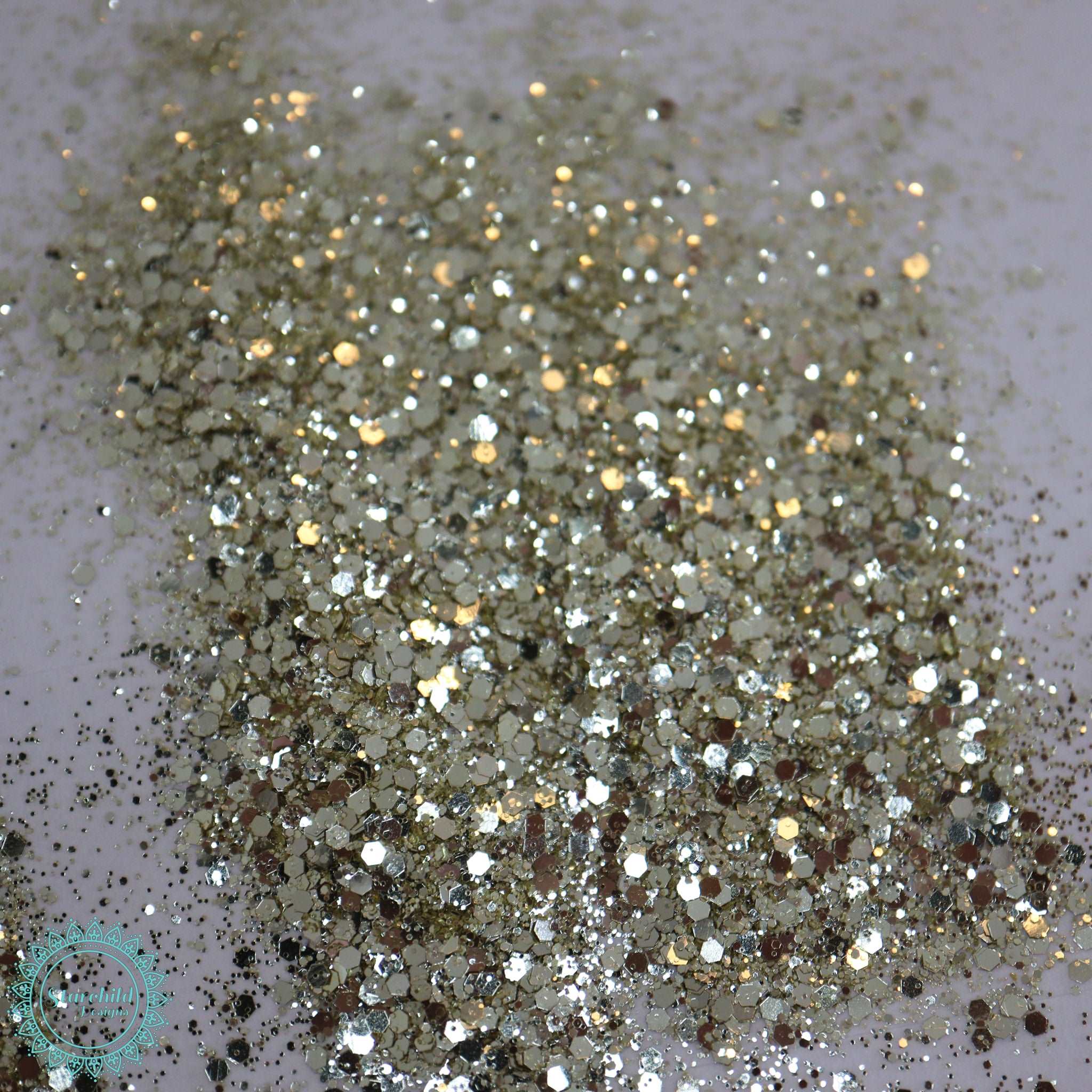 Champagne Gold  - Metallic Glitter, Epoxy Resin Art, Brisbane, Australia