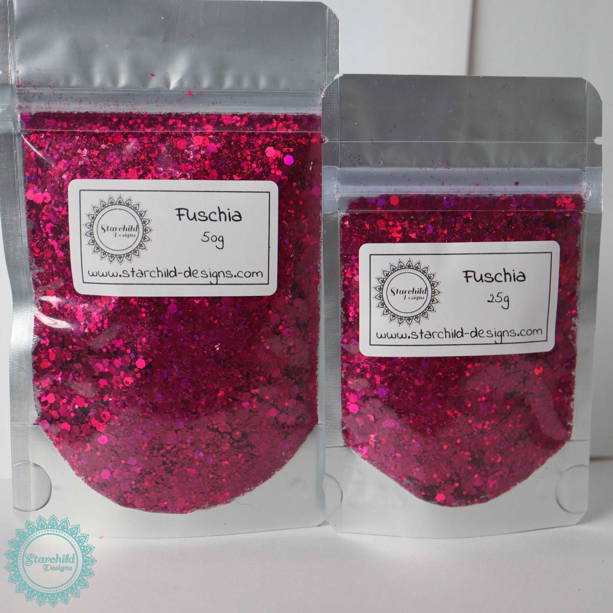 Fuschia Pink  - Holographic Chunky Glitter, Epoxy Resin Art & Craft, Brisbane, Australia