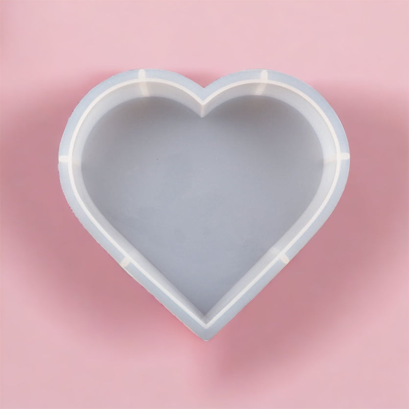 Large Resin Molds Silicone Kit Including Deep Hexagon Heart Square