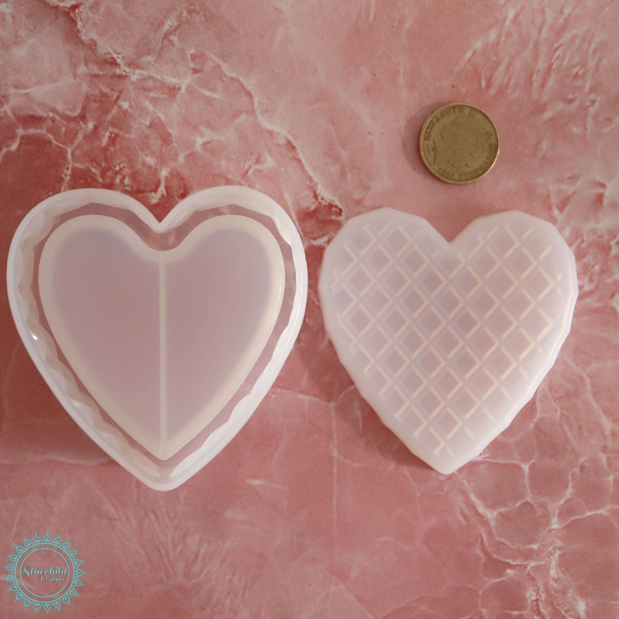 Heart Trinket Box - Silicone Mould