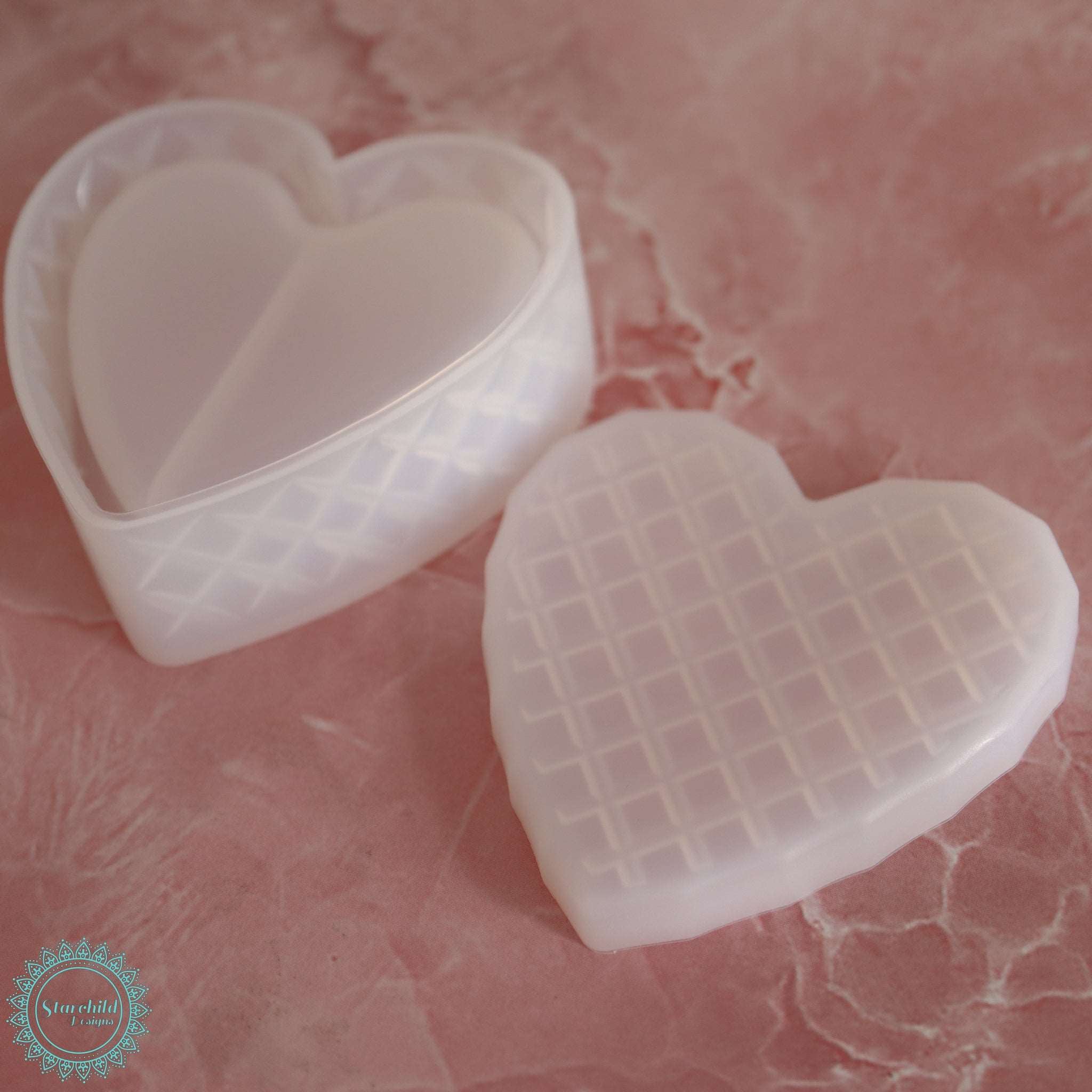 Heart Trinket Box - Silicone Mould