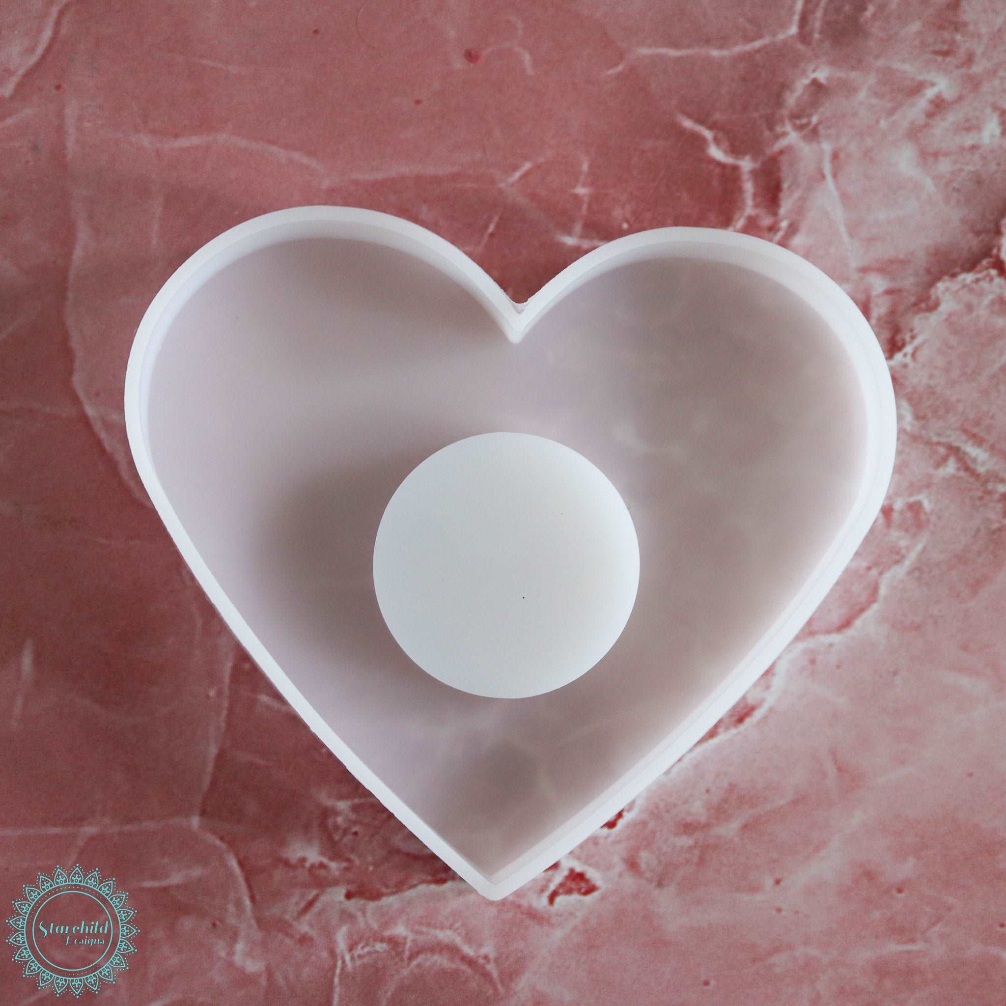 Heart Tealight Holder - Silicone Mould