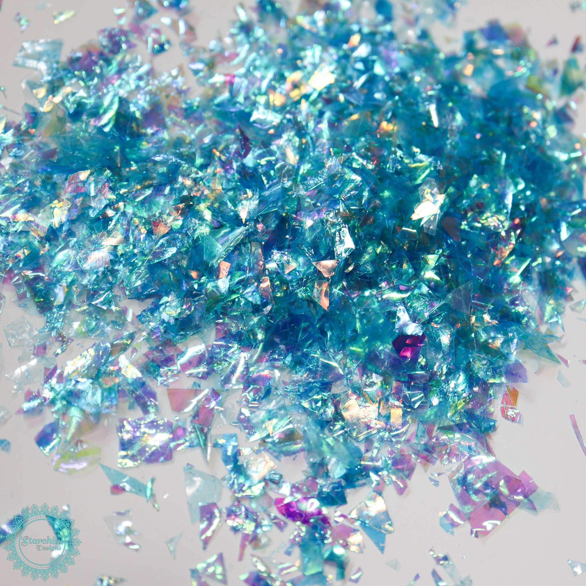 Blue - Iridescent Mylar Flake