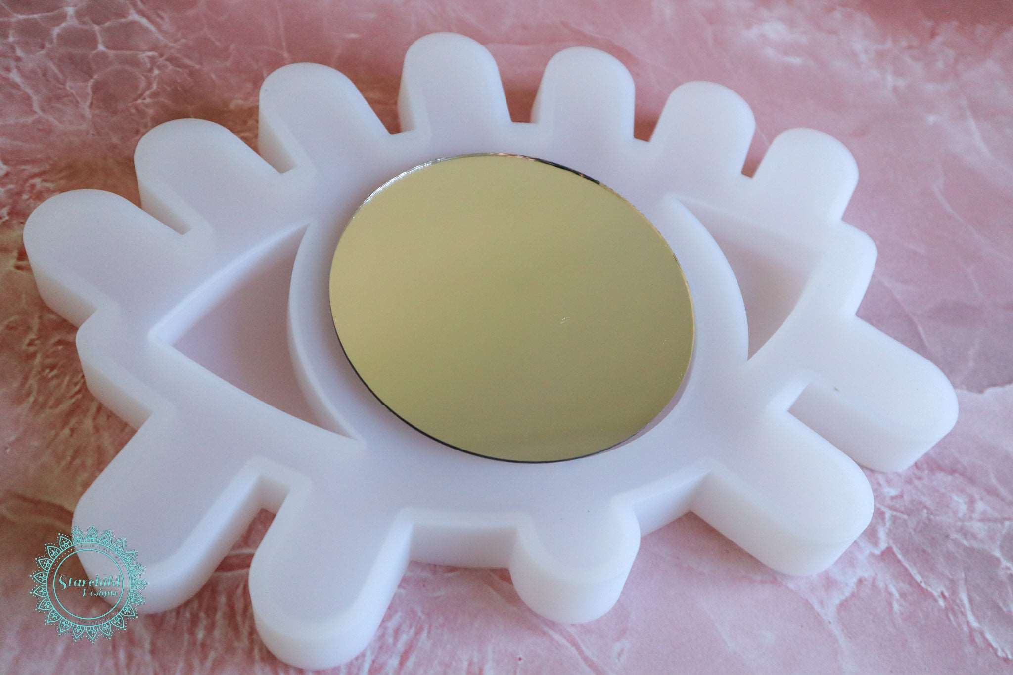 Evil Eye Tray Mirror Silicone Mould for epoxy resin, Brisbane, Australia