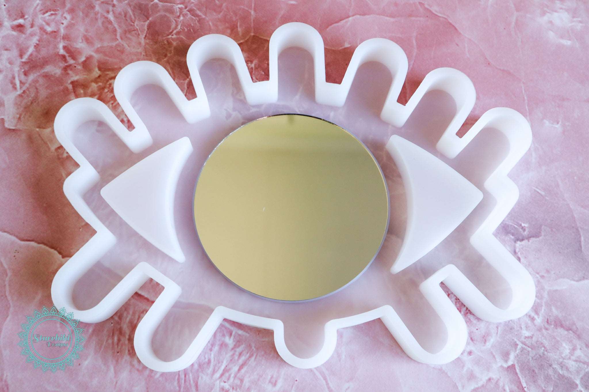 Evil Eye Tray Mirror Silicone Mould for epoxy resin, Brisbane, Australia