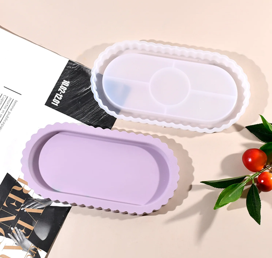 Ribbed Trinket Dish - Silicone Mould