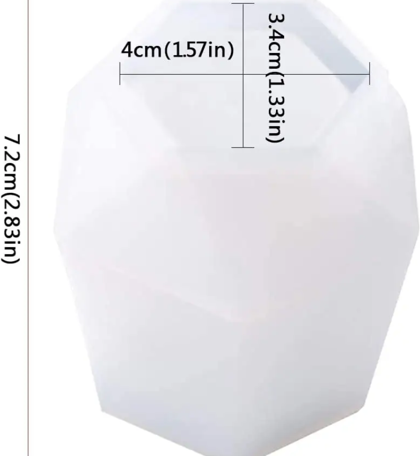 Hexagon Vase - Silicone Mould