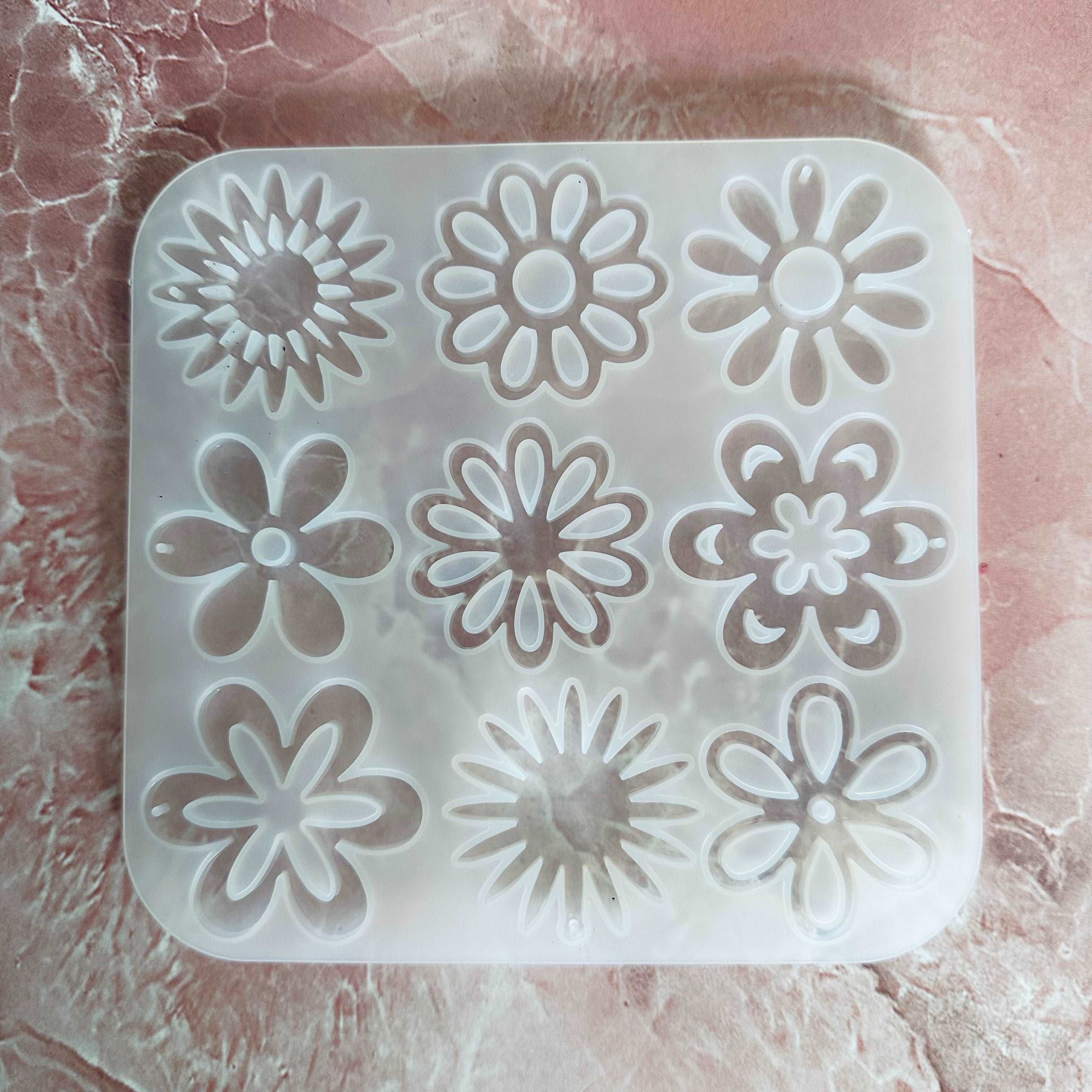Flower Keychain - Silicone Mould