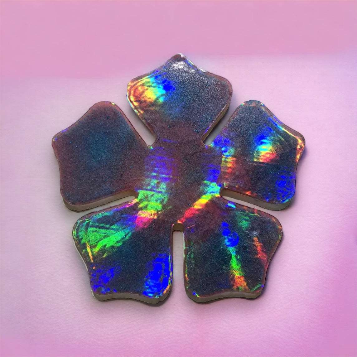 Holographic Flower Coaster - Silicone Mould