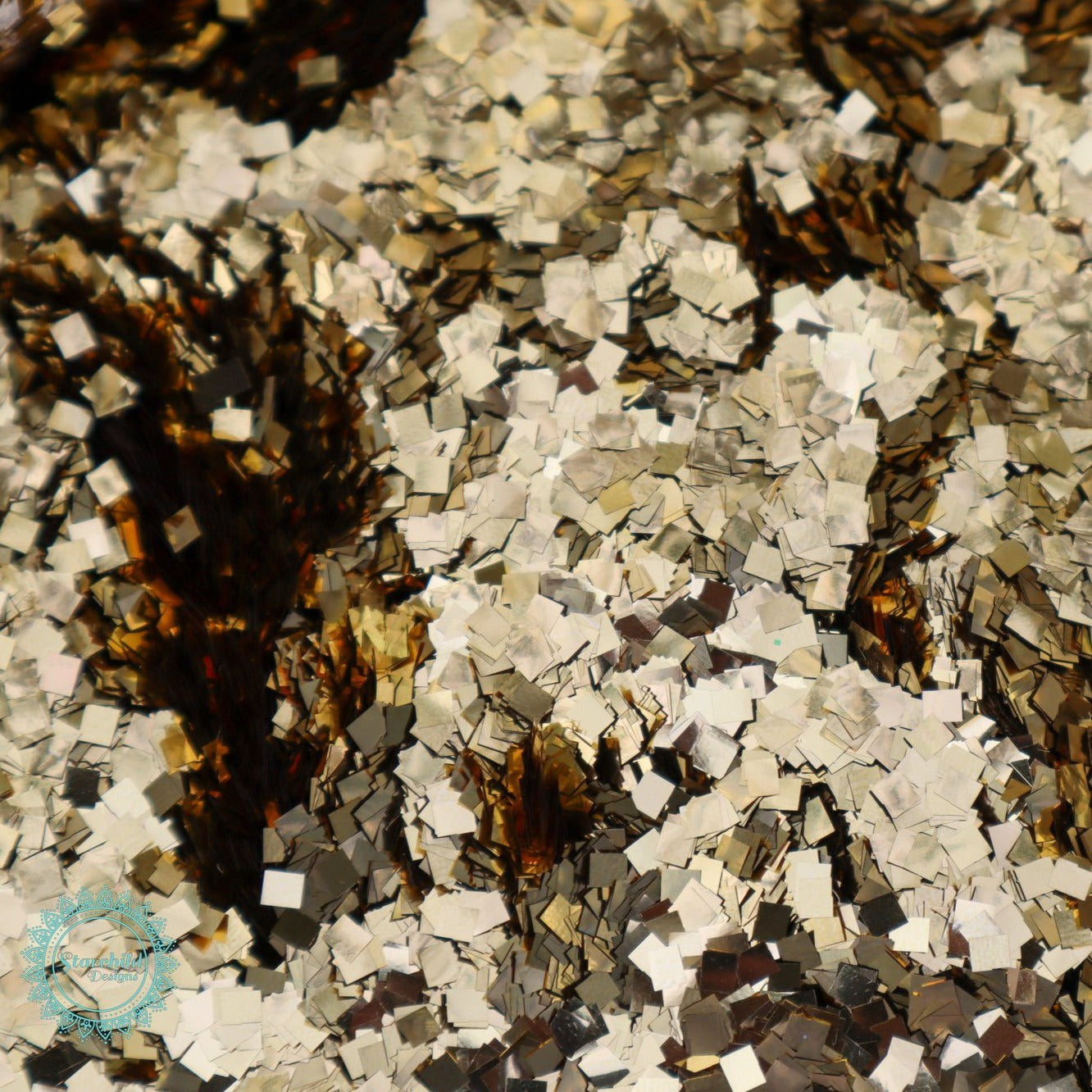 Liquid Gold - Metallic Square Cut Glitter, Epoxy Resin Art & Craft, Brisbane, Australia