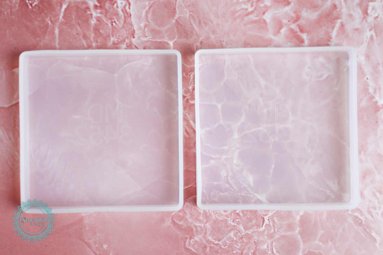 Square 9cm Coaster Silicone Mould, Epoxy Resin, Brisbane Australia