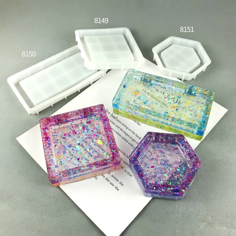 Rectangle Trinket Dish - Silicone Mould