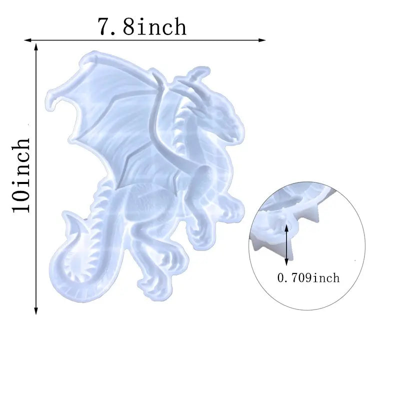 Dragon #2 (Large) - Silicone Mould