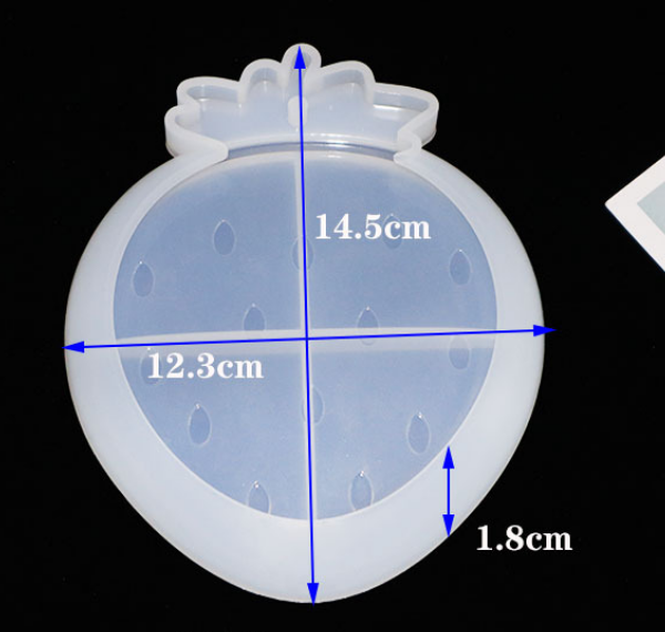 Strawberry 15cm Trinket Dish - Silicone Mould