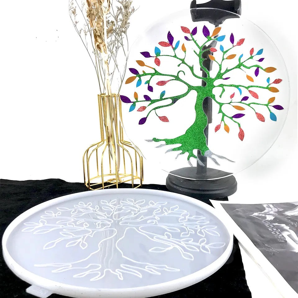 Large Tree of Life Tray Silicone Mould Starchild Designs