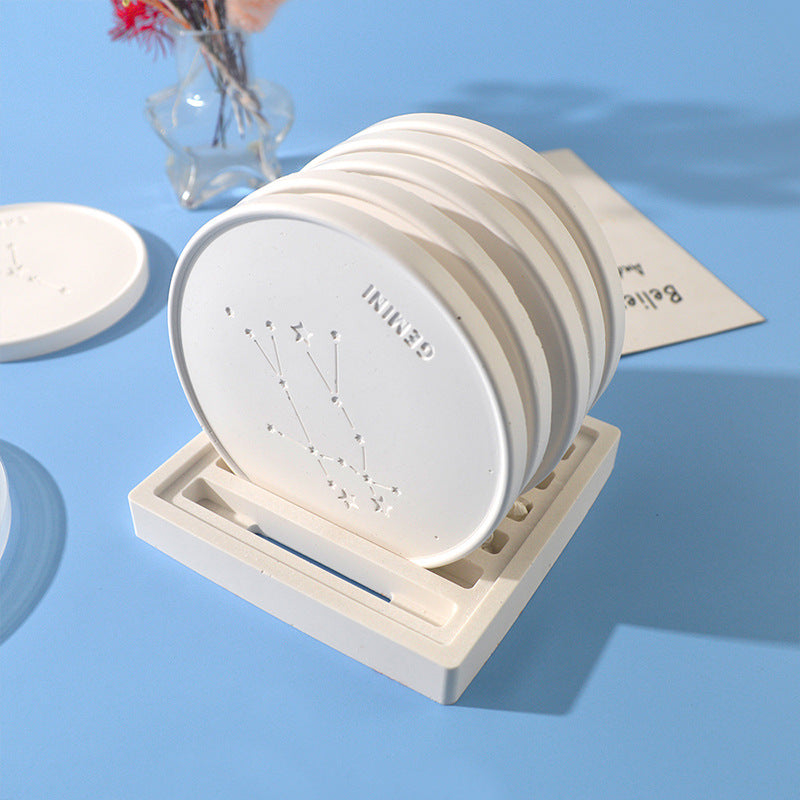 12 Zodiac Constellation Coaster Set Silicone Mould, Epoxy Resin Art, Brisbane, Australia