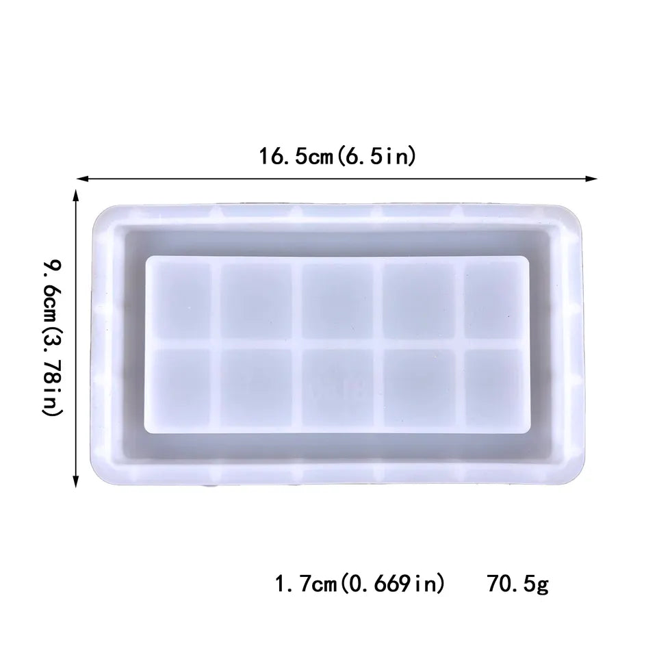 Rectangle Trinket Dish - Silicone Mould